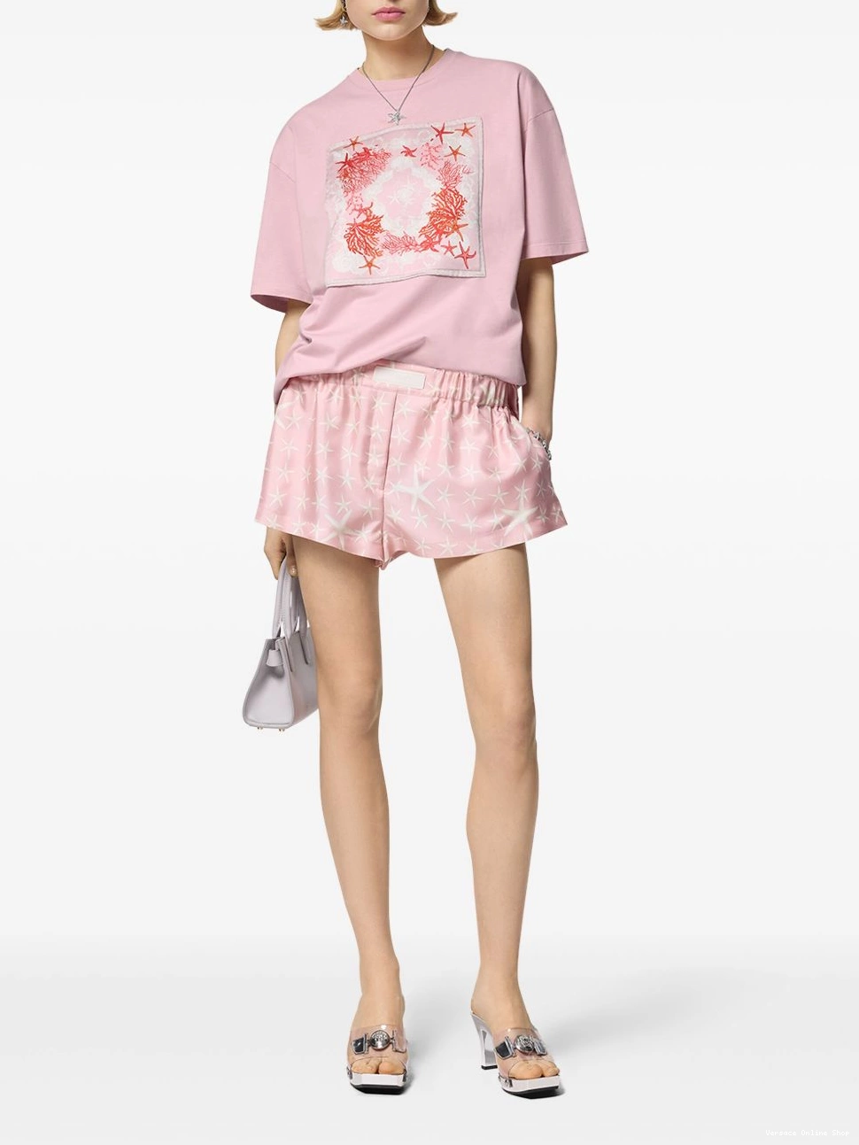 Affordable Women T-shirt Barocco Sea Versace 0808
